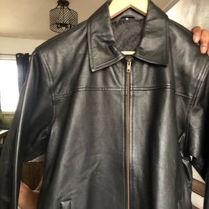 Men’s Black Leather Jacket